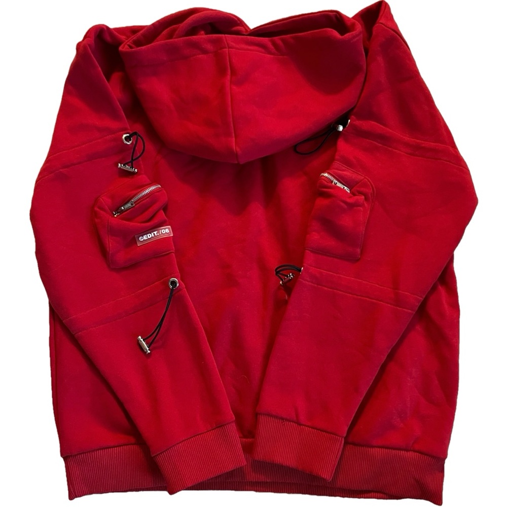 Boohoo Man - NWT - Oversized Cargo Hoodie With Bungee Cord - Medium - Picture 5 of 9